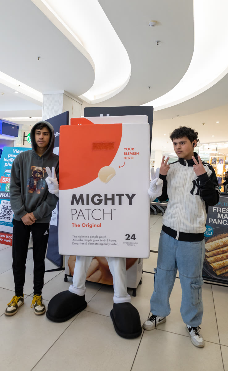 Hero Mighty Patch retail activation — photograph 4